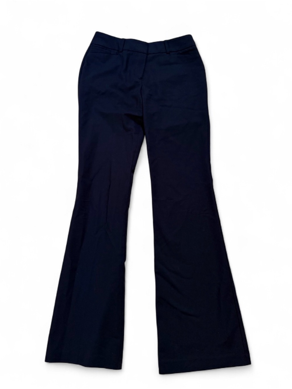 7th Avenue Navy Blue Dress Pants Size 4 New York & Company Mid Rise Work Slacks